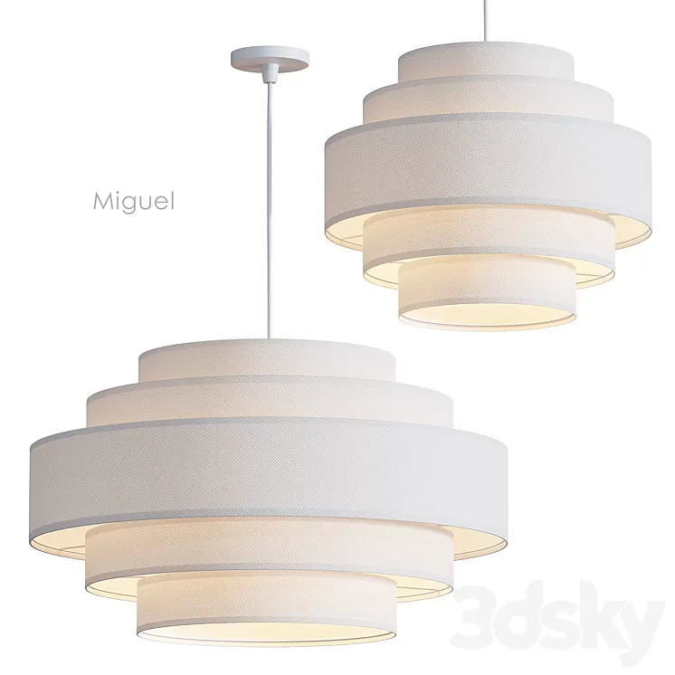 Miguel Pendant lamp Ellos Home 3D Model Free