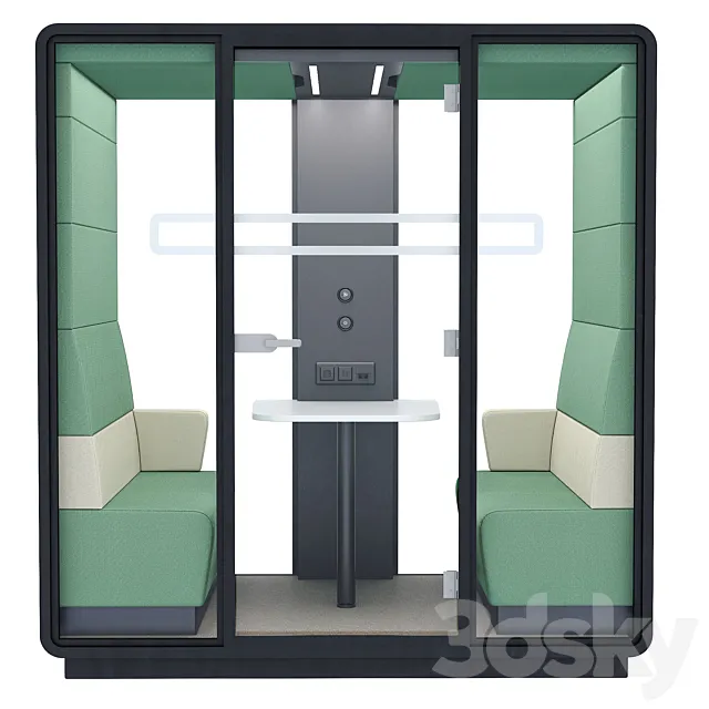 Mikomax Smart Office | HUSH MEET 3D Model