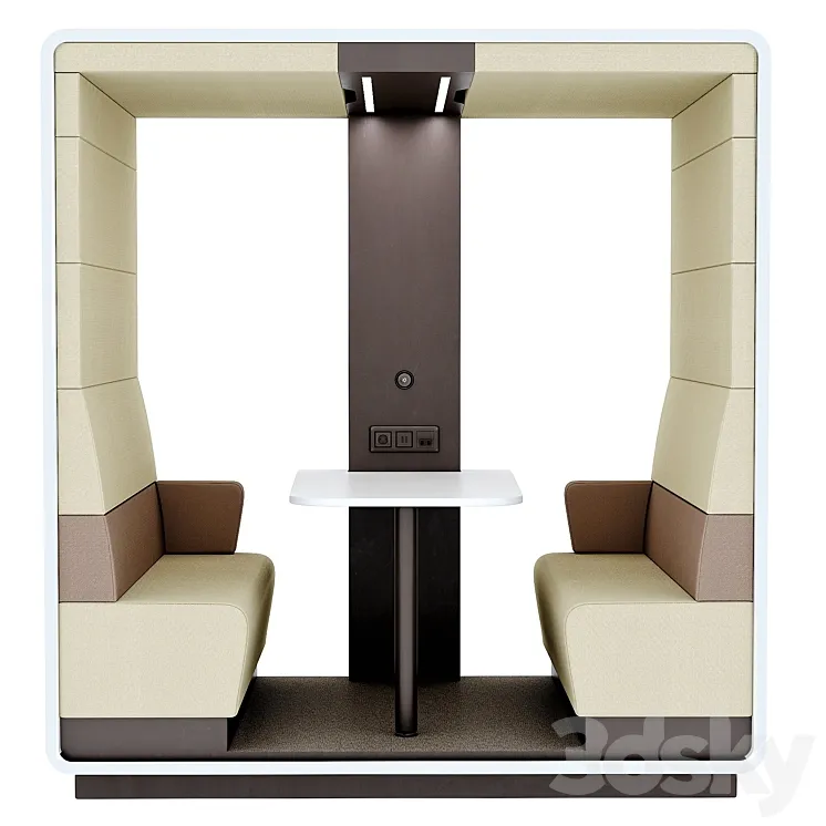 Mikomax Smart Office | HUSH MEET OPEN 3D Model Free