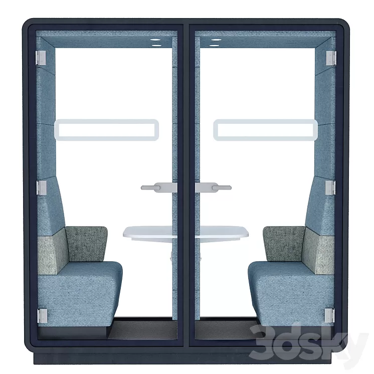 Mikomax Smart Office | HUSH TWIN 3D Model Free