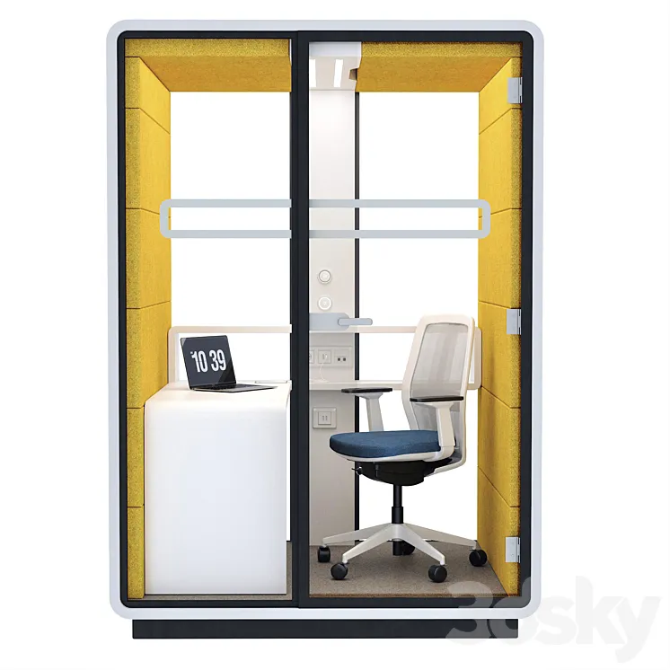 Mikomax Smart Office | HUSH WORK 3D Model Free