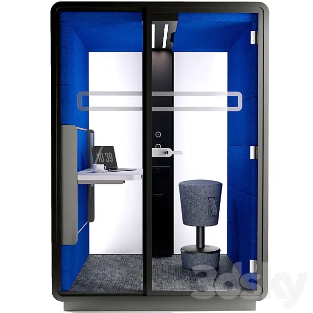 Mikomax Smart Office | HUSH WORK Sit&Stand 3D Model