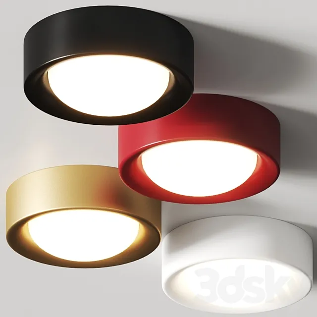 Milan Iluminacion Cilinder Ceiling Lamps 3D Model