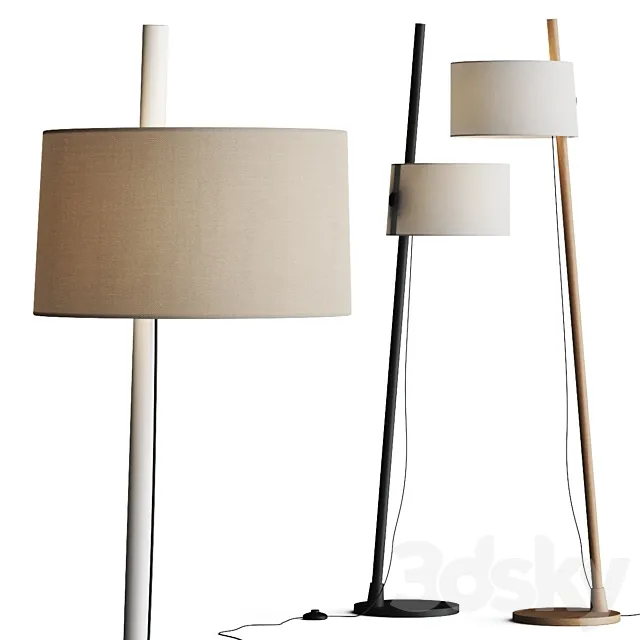 Milan Iluminacion Linood Floor Lamp 3DModel