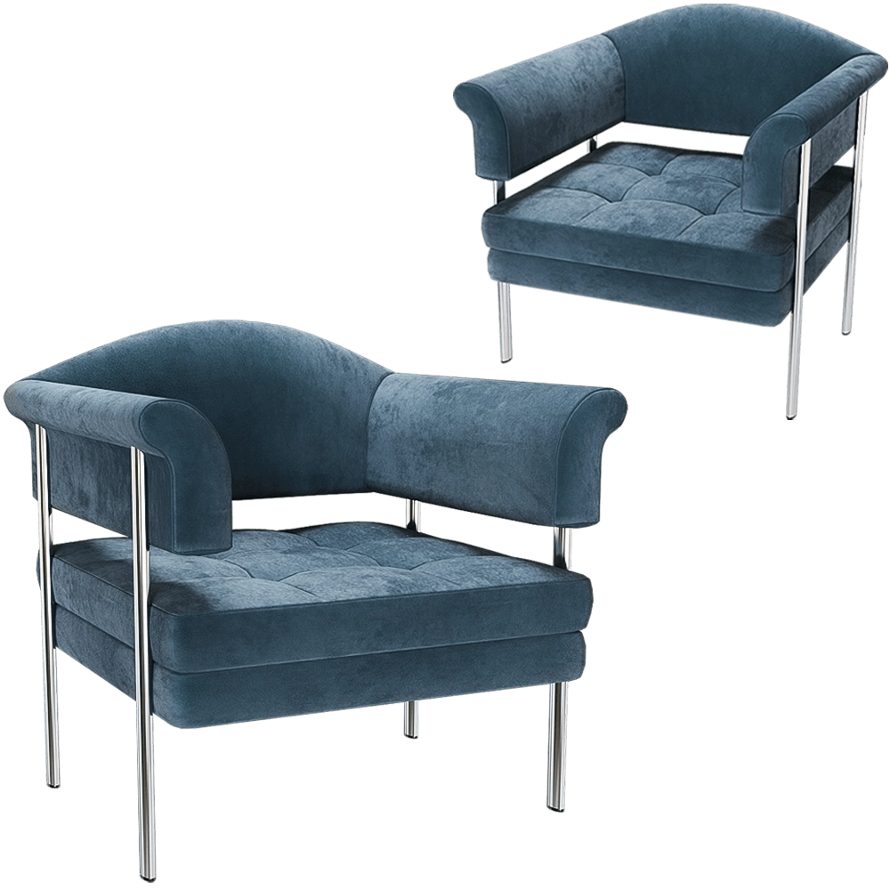 Milani  - Armchair Daisy 3D Model