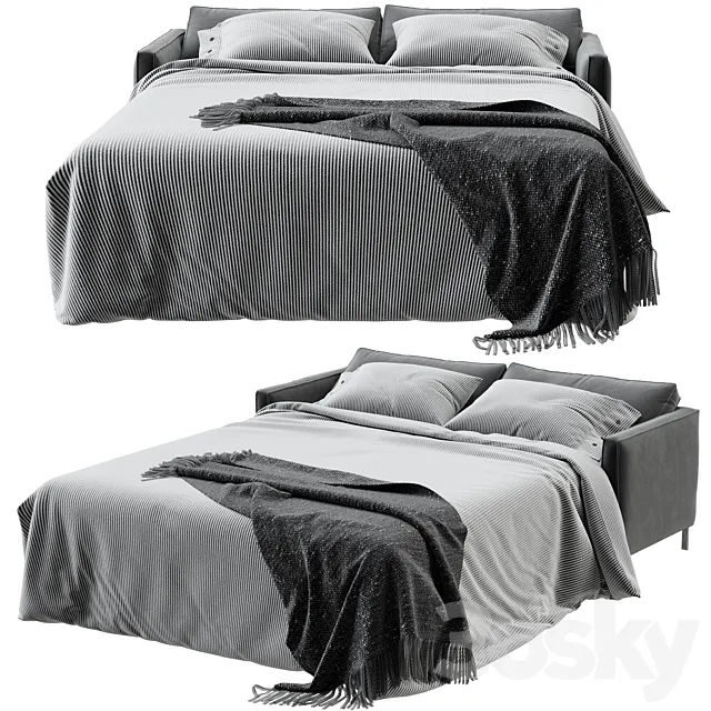 MILANO BEDDING DAVE bed 3DModel