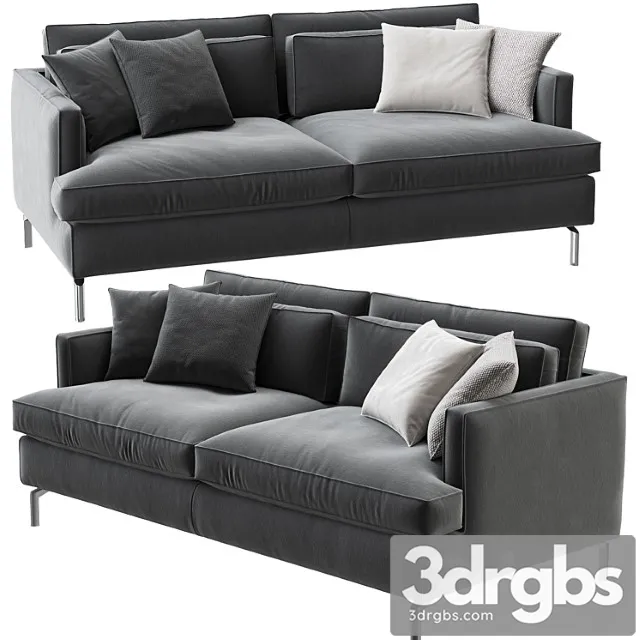 Milano bedding dave sofa 2 3D Model Free