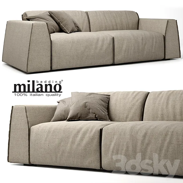 Milano Parker sofa 3D Model