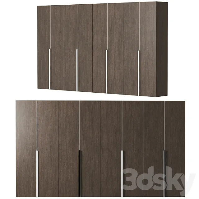 MILANO Wardrobe 3D Model