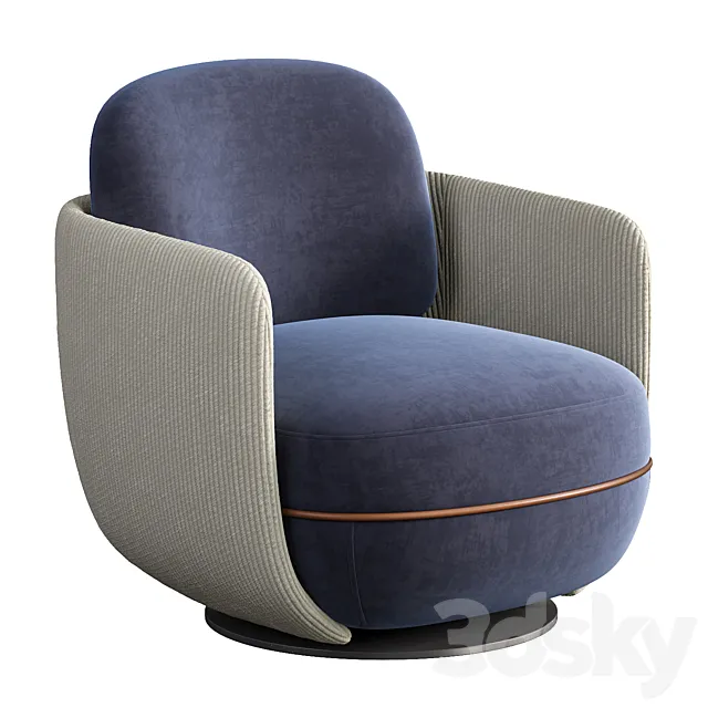Miles Lounge Armchair 3DModel