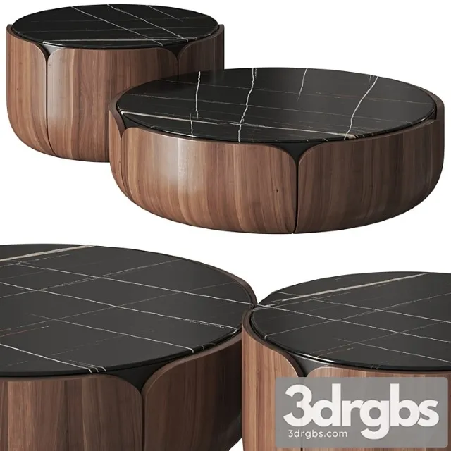 Milla & milli bloom coffee tables 2 3D Model Free