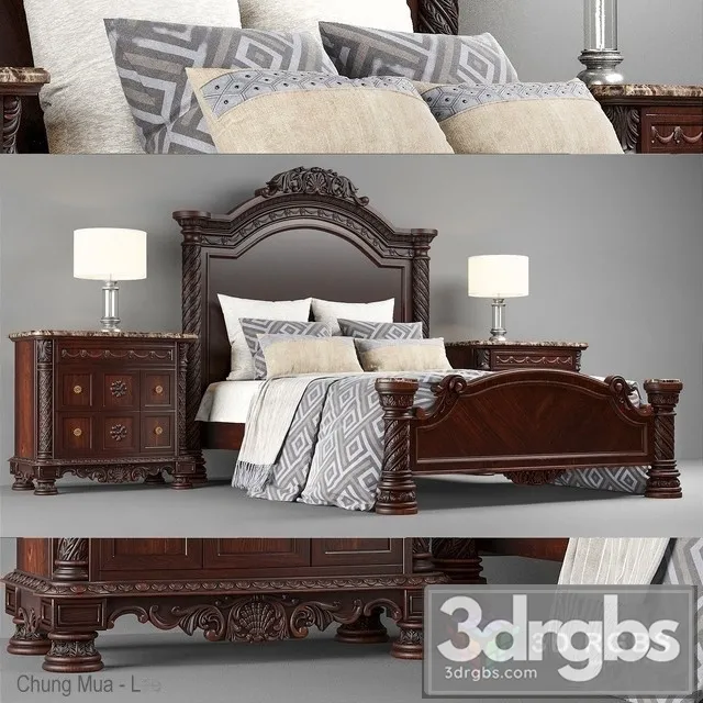 Millennium North Shore Bed 3D Model Free