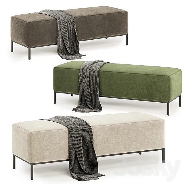 miller bench 3D Model