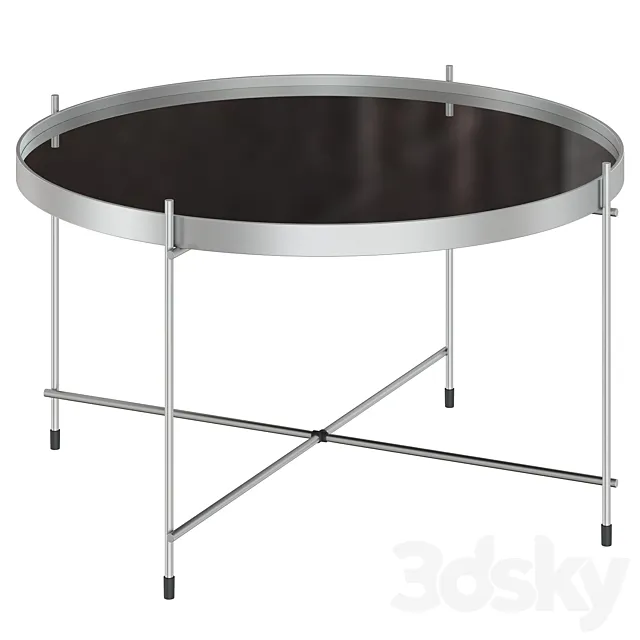 Miller coffee table-4 black 3D Model