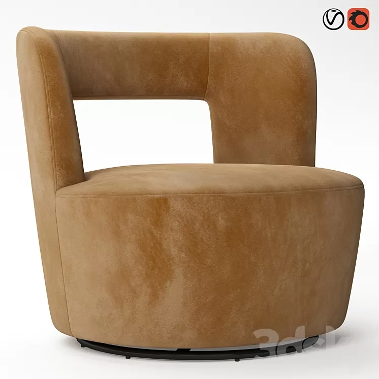 Millie Swivel Chair 3D Model Free