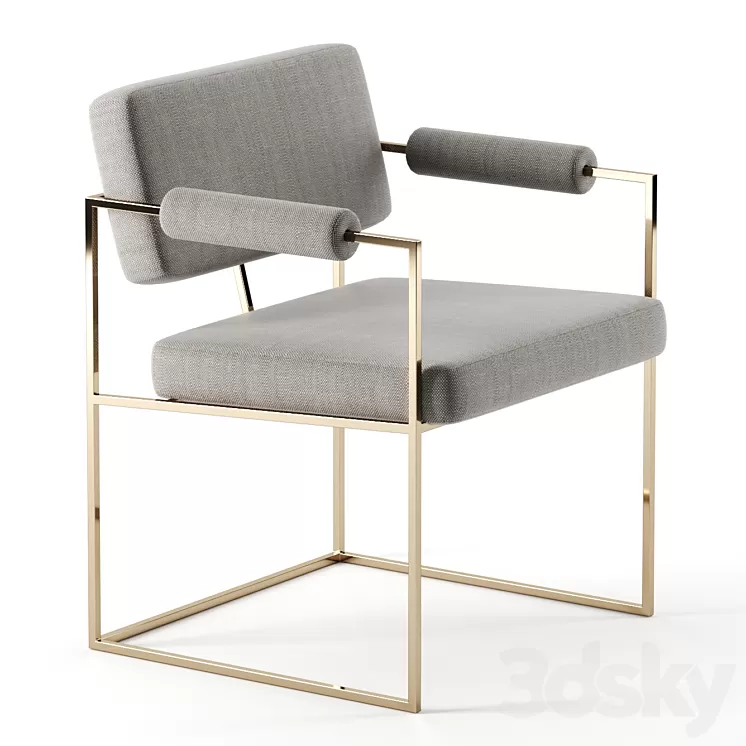 Milo Baughman 1188 Dining Chair by Thayer Coggin 3D Model