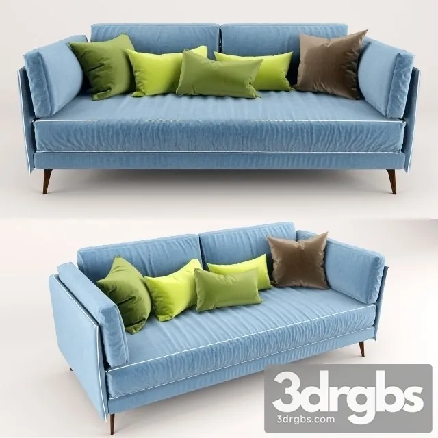 Milton Sofa 3D Model Free