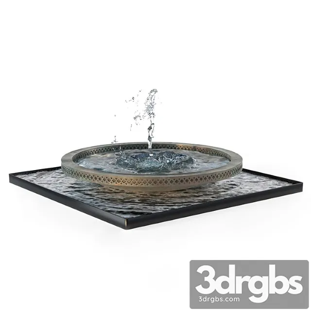 Mimeo Fountain By David Harber 3D Model Free