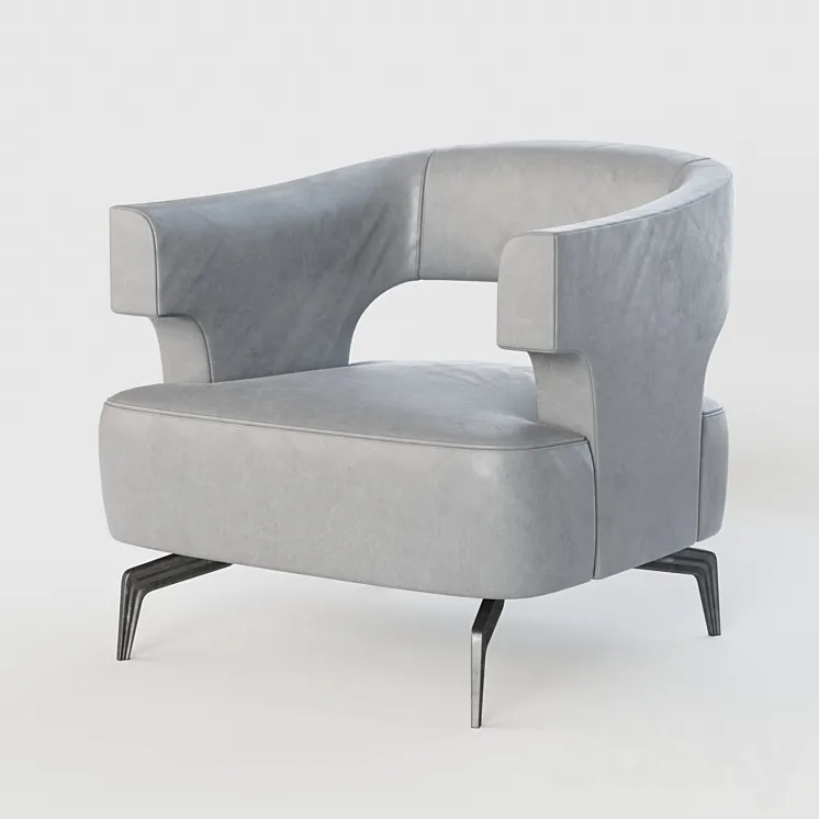 Minerva Lounge Chair 3D Model Free