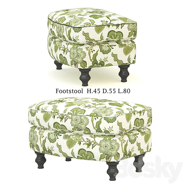 Minerva pouf mantellassi 3D Model