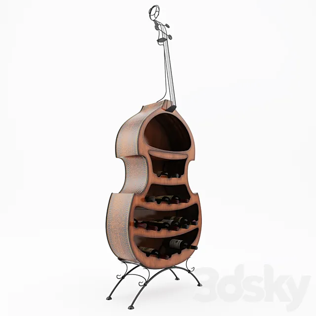 Mini-bar bass-2 3D Model