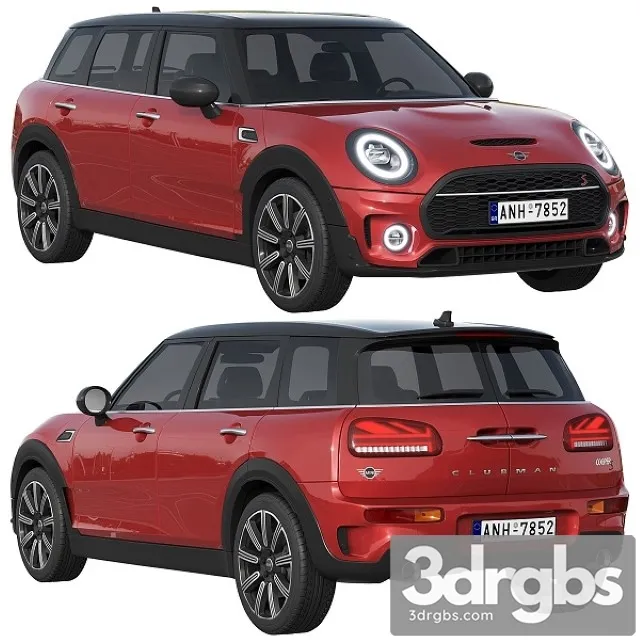 Mini Clubman 2022 3D Model Free