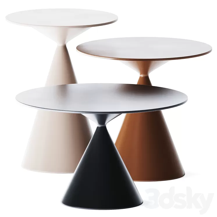 Mini Coffee Tables by Desalto 3D Model