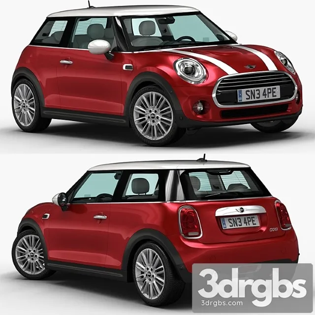Mini cooper 3D Model Free