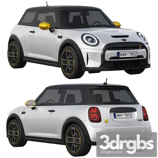 Mini Cooper SE Electric 2023 3D Model Download