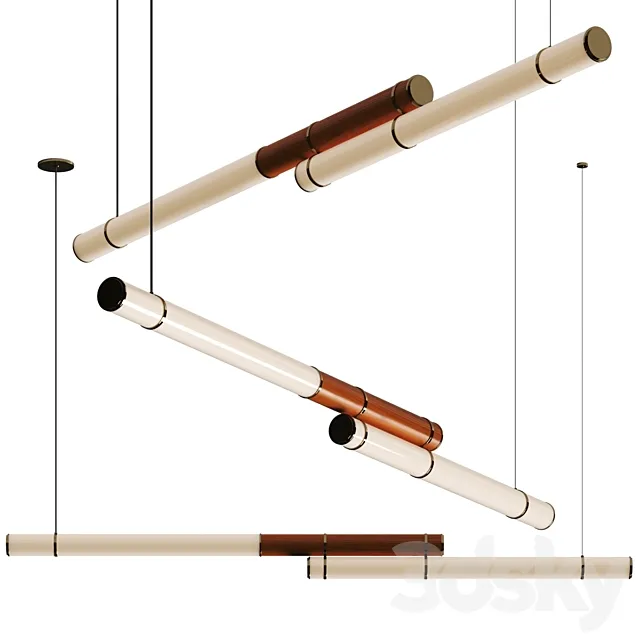 Mini Endless Double Jason Miller Pendant Lamp 3DModel