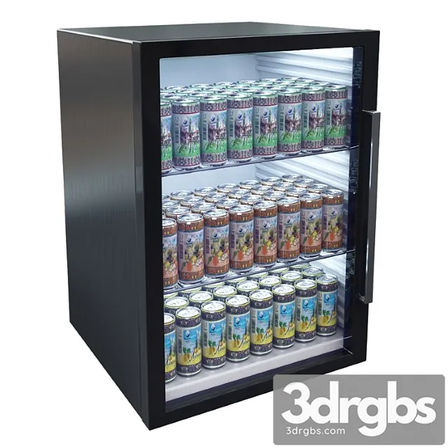 Mini fridge 2 3D Model Free