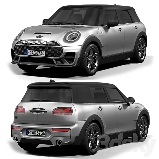 Mini JCW Clubman 3D Model