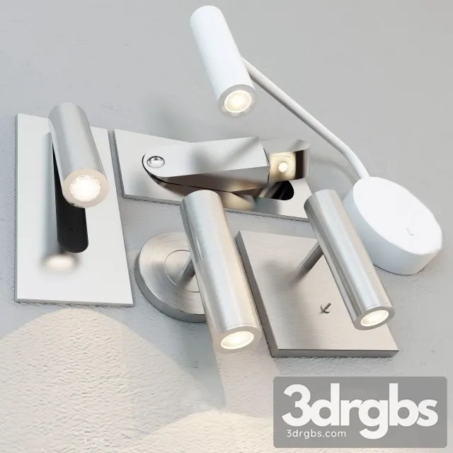 Mini Wall Lamp Bedroom 3D Model Free
