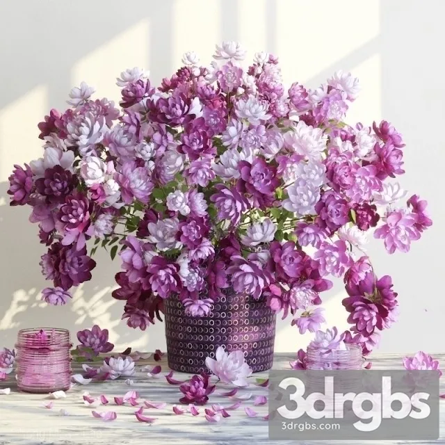 miniature roses 3D Model Free