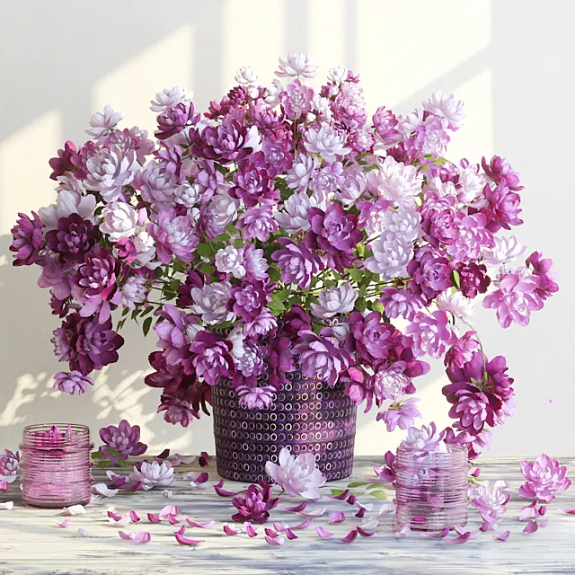 miniature roses 3D Model