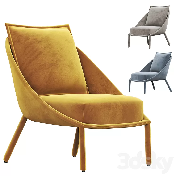 Miniforms lem armchair 3D Model