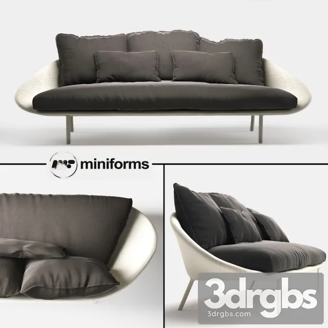 Miniforms Lem Sofa 3D Model Free