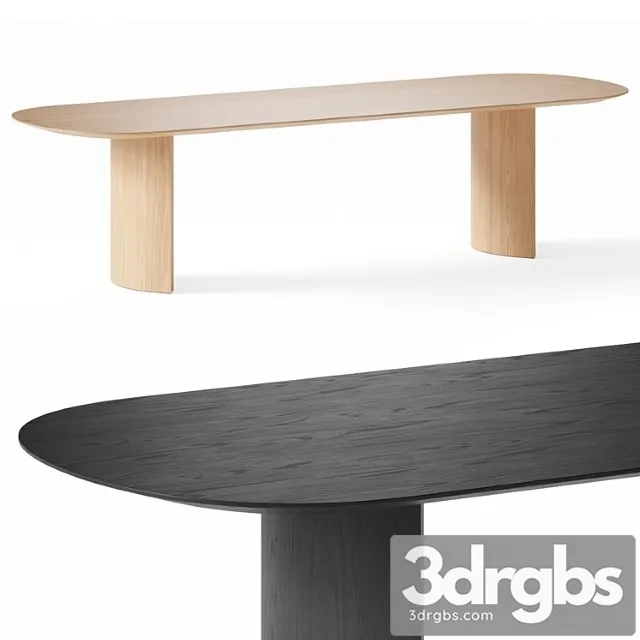 Miniforms plauto dining table 2 3D Model Free