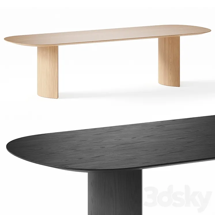 Miniforms Plauto Dining Table 3D Model Free