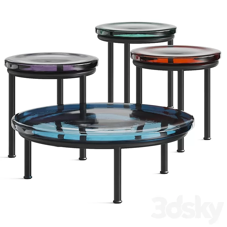 Miniforms Zigo Coffee Tables 3D Model