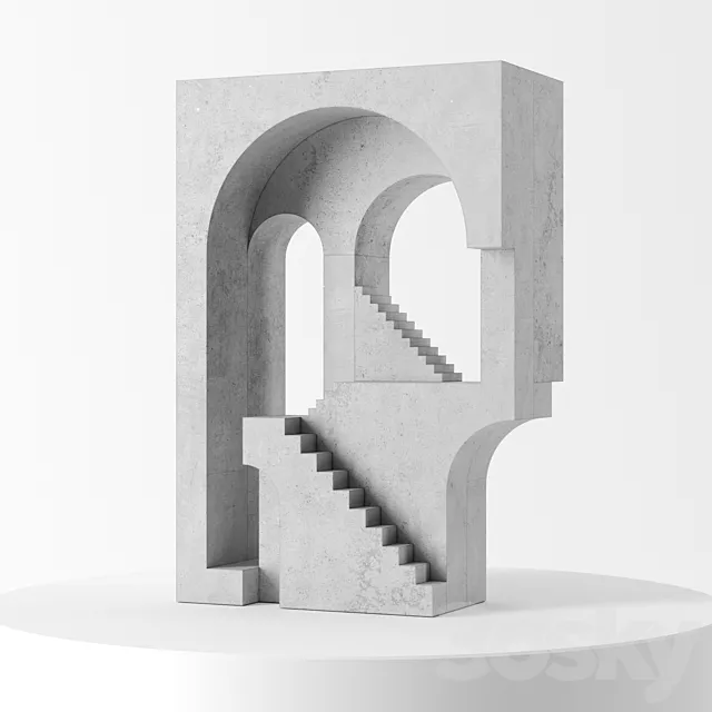 Minimalist Sculpture 3D Model