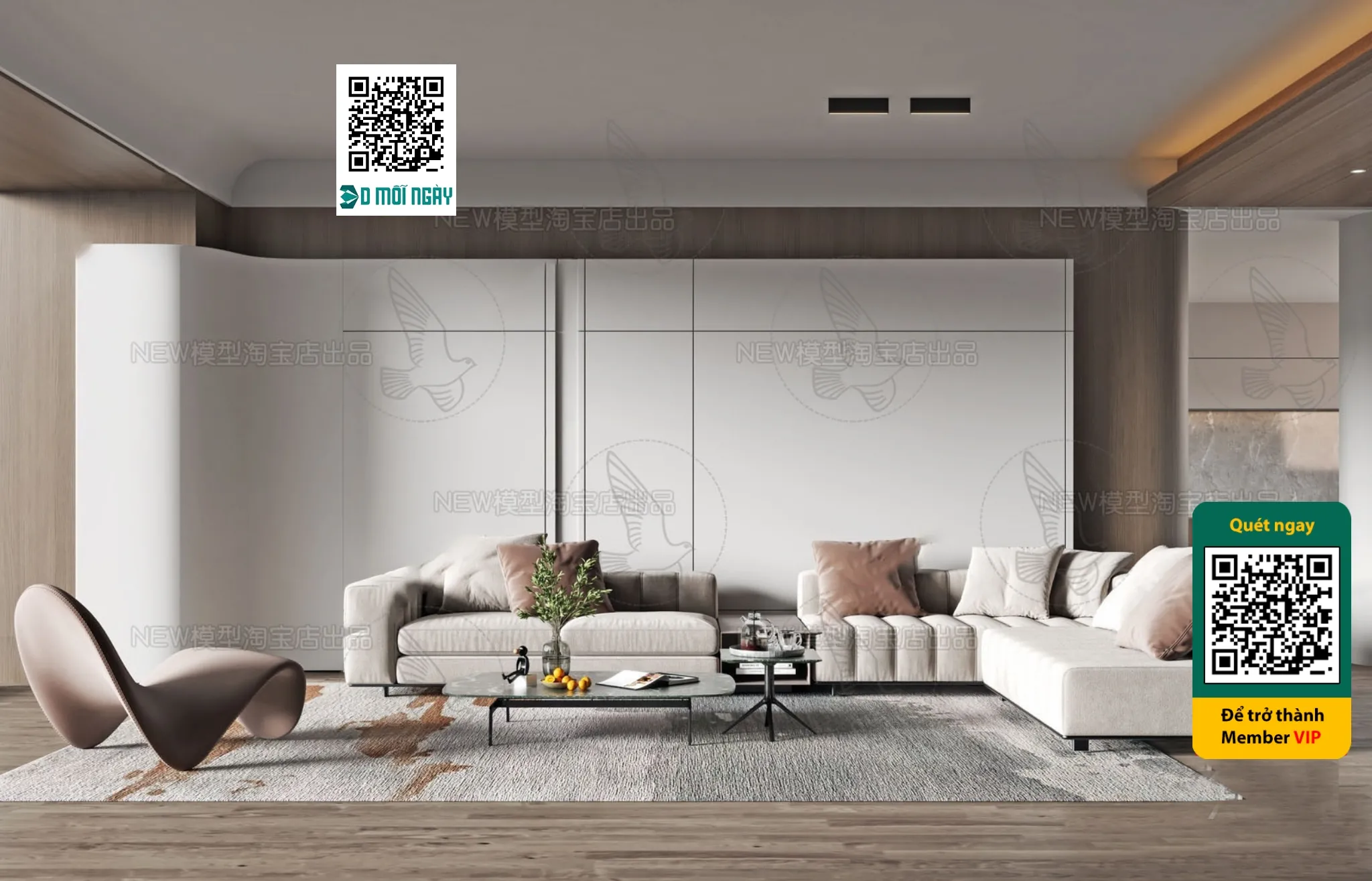 Minimalist style 3D - 017 - 3975