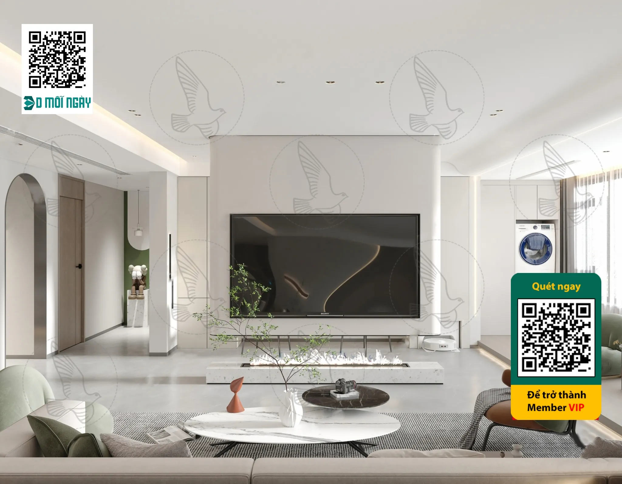 Minimalist Style - 3D Models - 009 - 3687