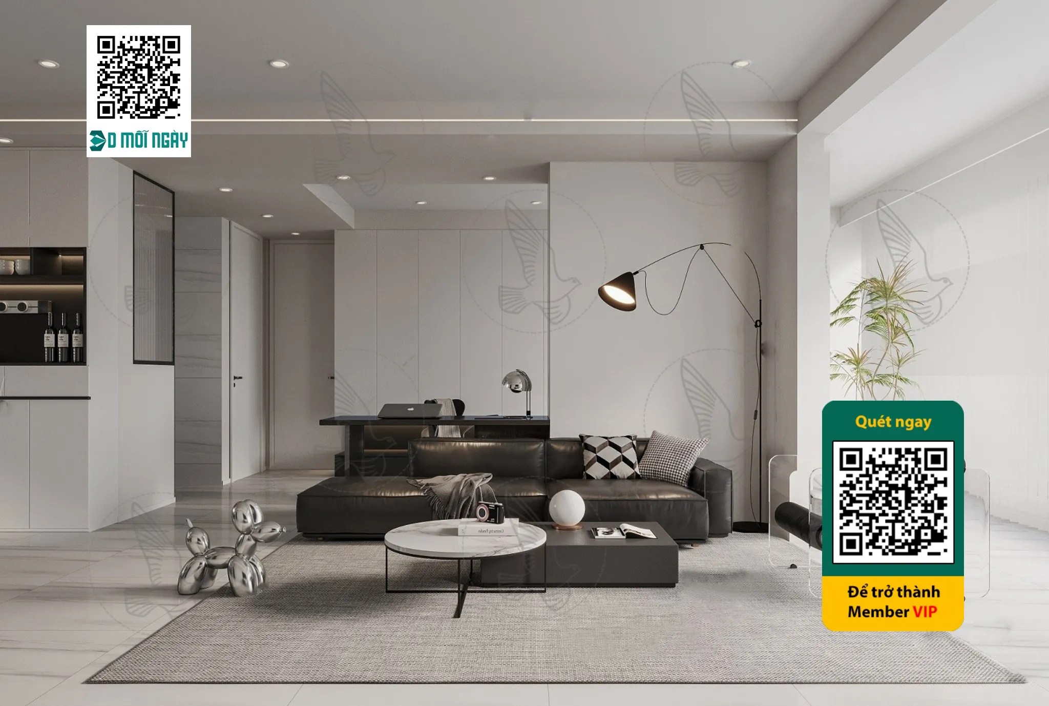 Minimalist Style - 3D Models - 010 - 3688