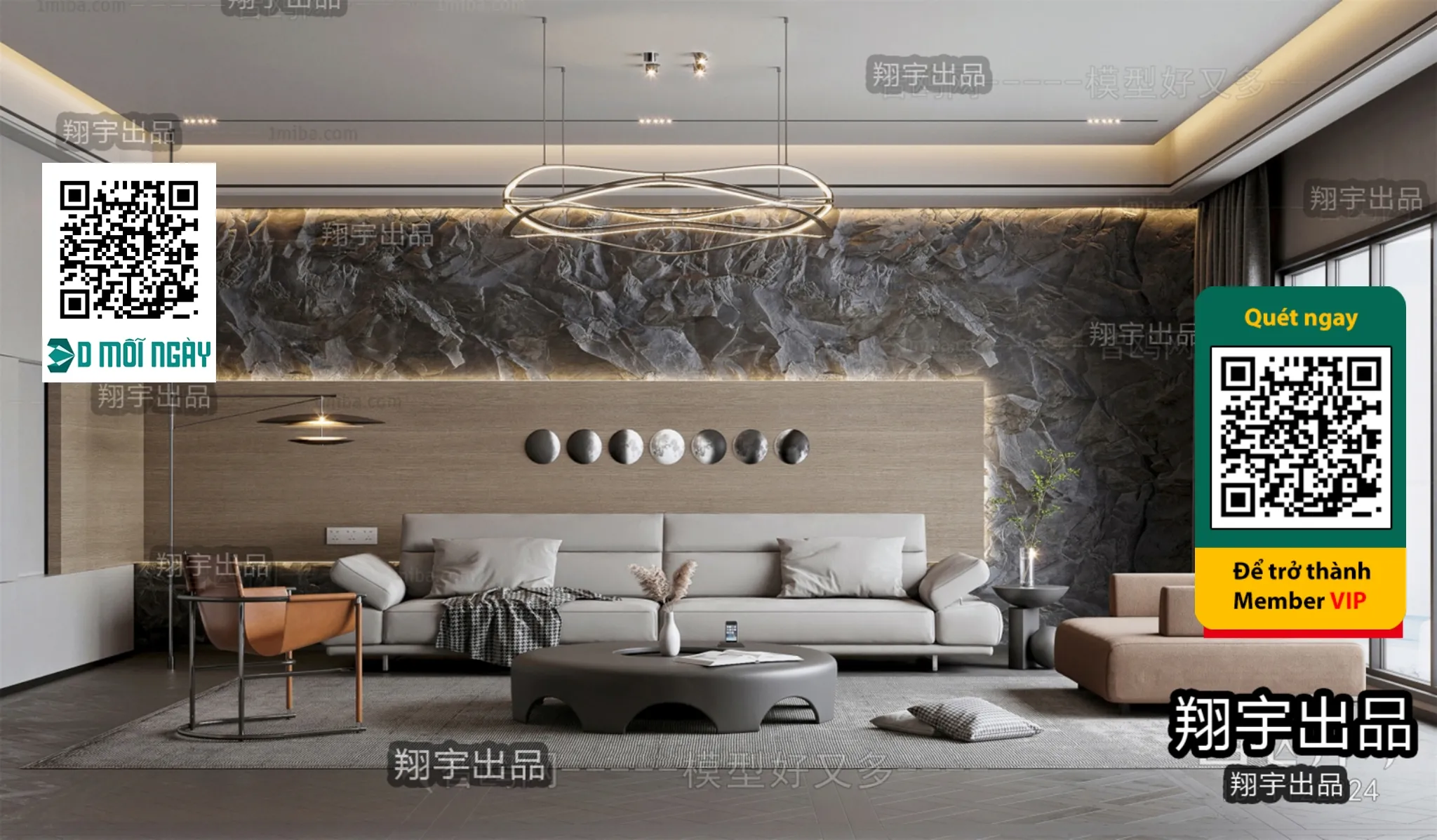 MINIMALIST STYLE - VRAY / CORONA - 3D MODEL - 4397