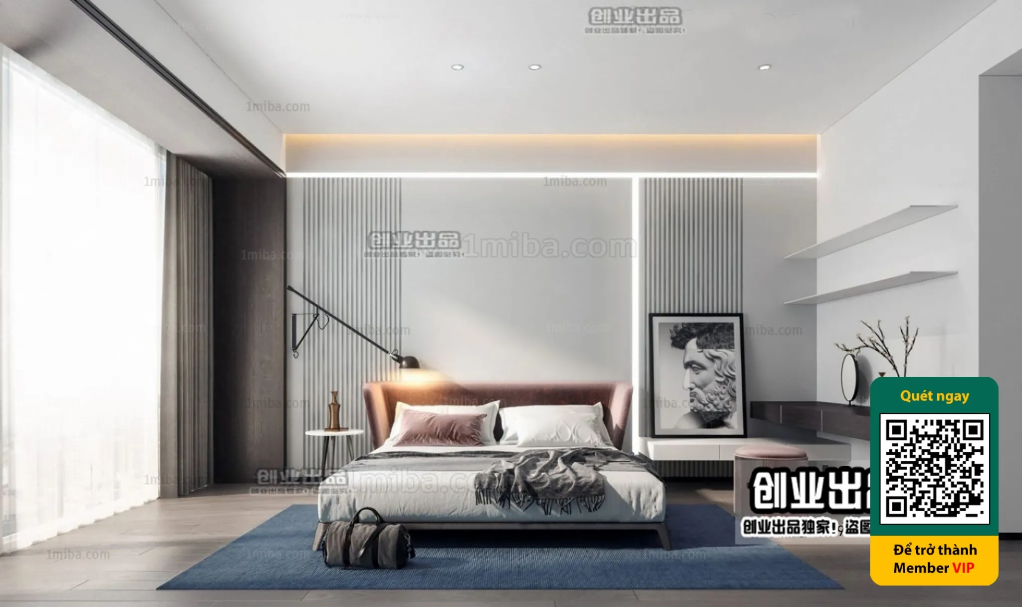 MINIMALIST STYLE – VRAY / CORONA – 3D MODEL – 4424