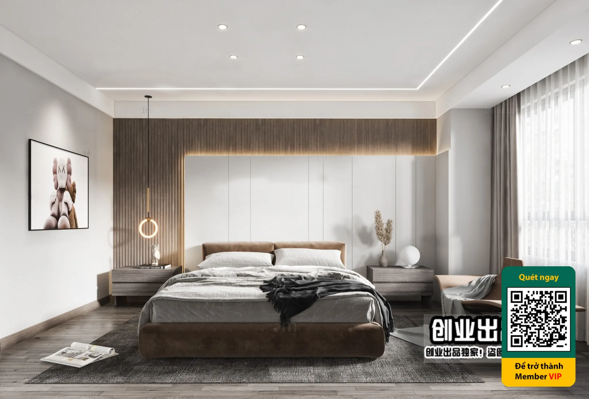 MINIMALIST STYLE - VRAY / CORONA - 3D MODEL - 4443