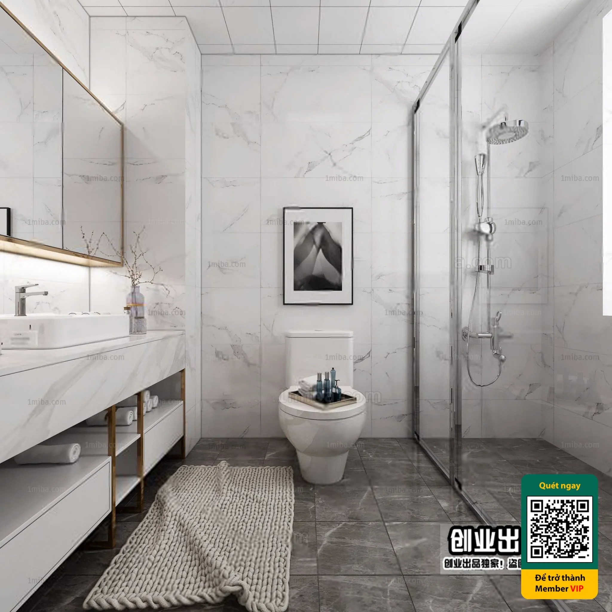 MINIMALIST STYLE - VRAY / CORONA - 3D MODEL - 4466