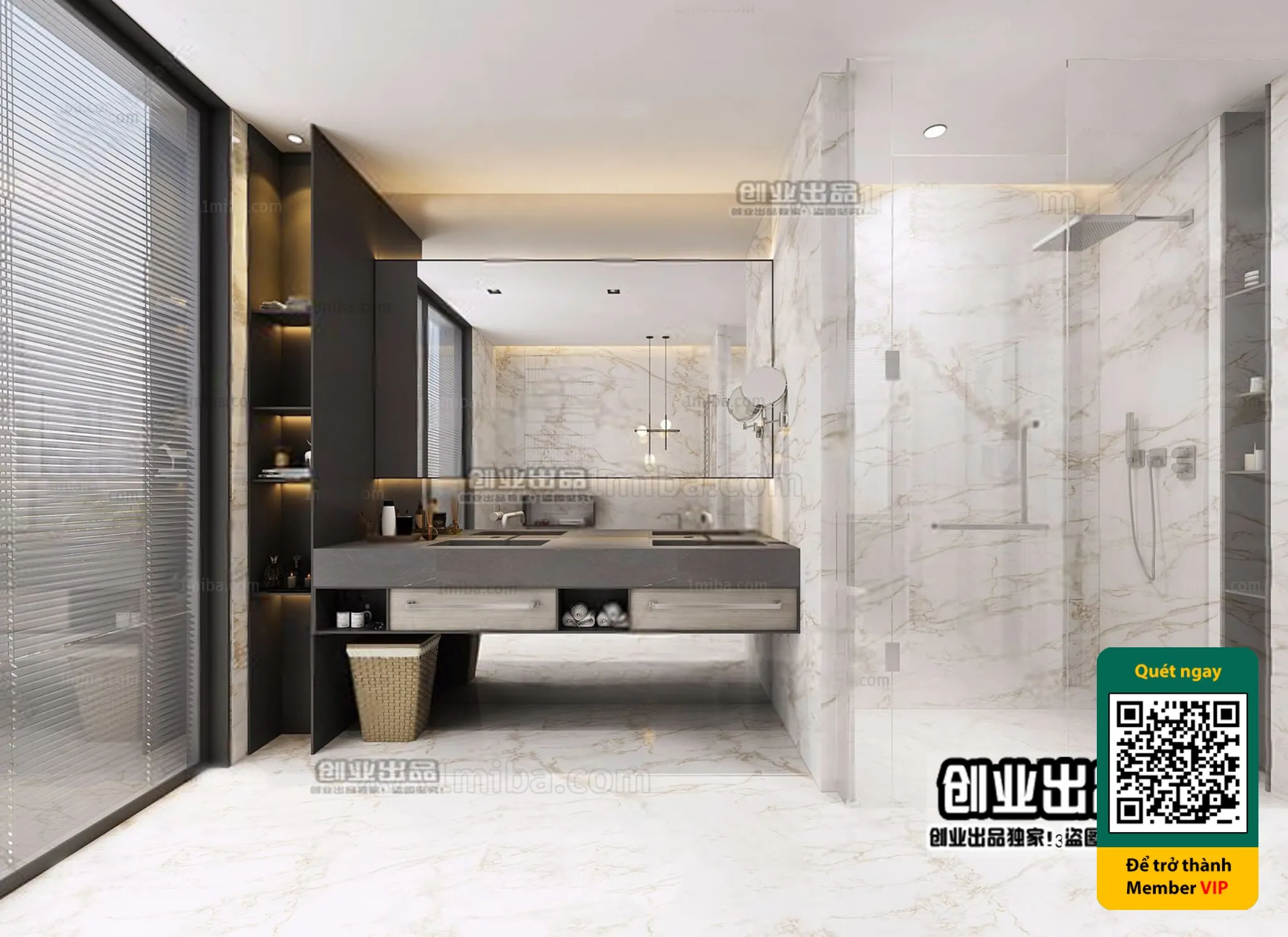 MINIMALIST STYLE – VRAY / CORONA – 3D MODEL – 4467