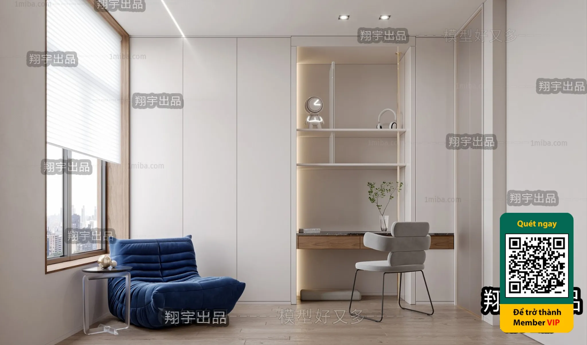 MINIMALIST STYLE – VRAY / CORONA – 3D MODEL – 4471